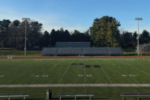 A view of the current King Field turf