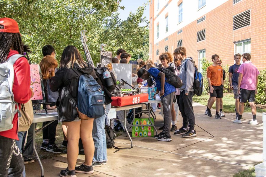 During all lunches on Friday, September 23, students explore the Activities Fair outside the cafeteria. Panthers in all grades learned about extracurricular opportunities from peer leaders.