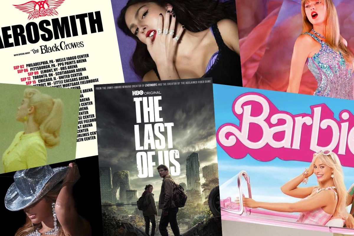 Some of the best media of 2023, according to our editor. 

Barbie: Rodrigo Prieto (Director of Photography)
The Last of Us: HBO 
Renaissance:
Eras Tour:
Aerosmith Tour:
Guts:
What was I made for: 