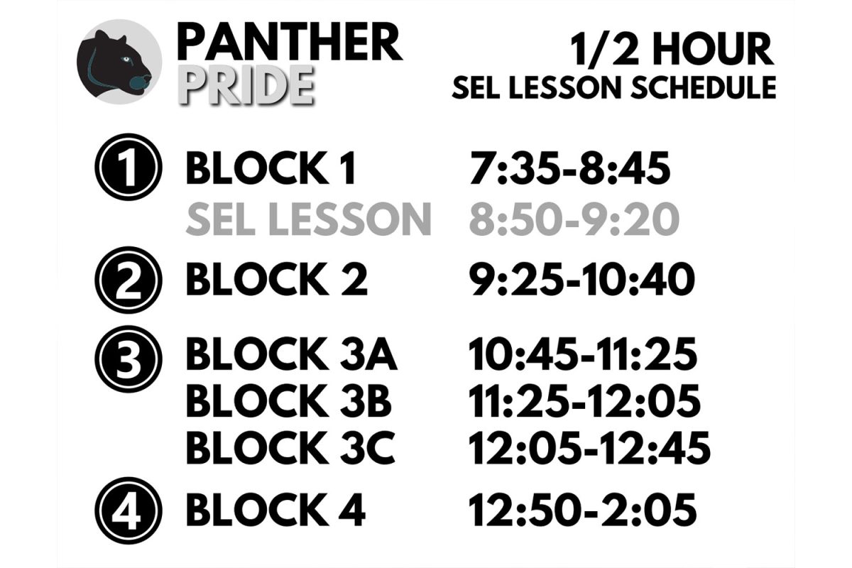 The adjusted schedule for SEL lessons has taken place several times this school year, most recently on April 22.