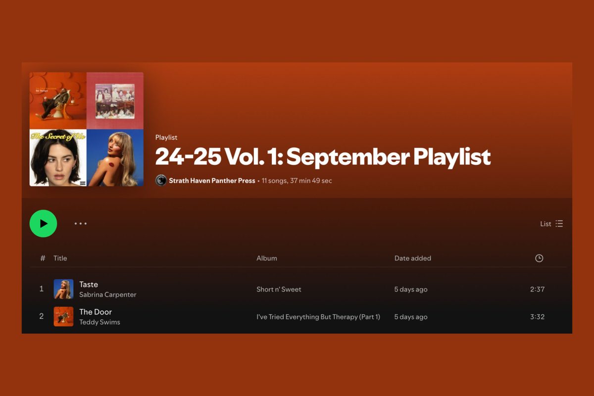 September Playlist