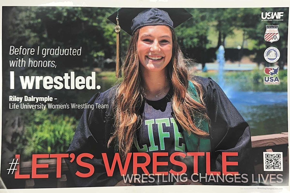 Throughout the halls, signs have been hung up to encourage girls to join Haven’s new girls wrestling team.