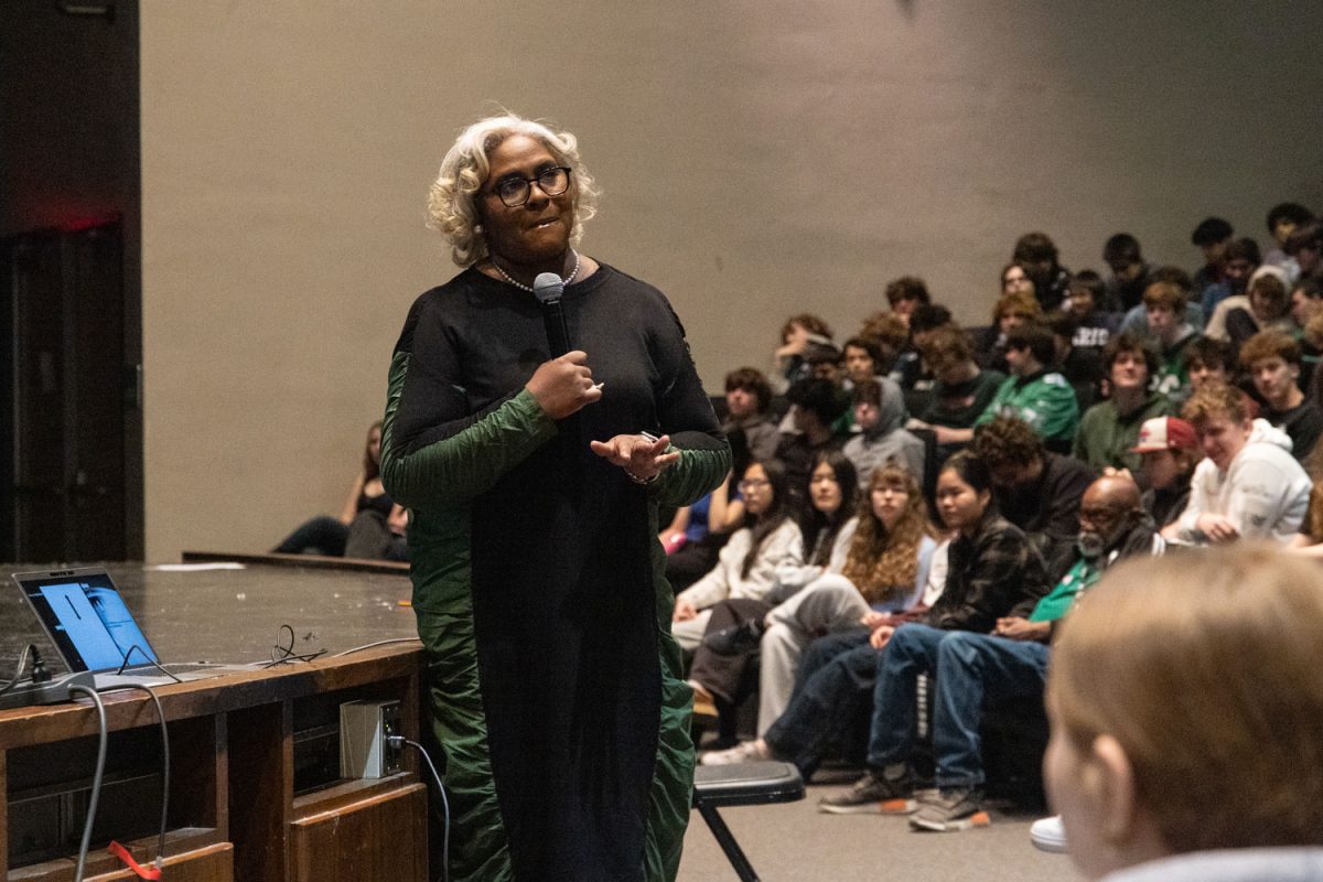 On Friday, February 5th, a DCTS representative, Shannon Mathews, gave a presentation to freshman and sophomores, informing them about the tech school programs and encouraging them to apply.