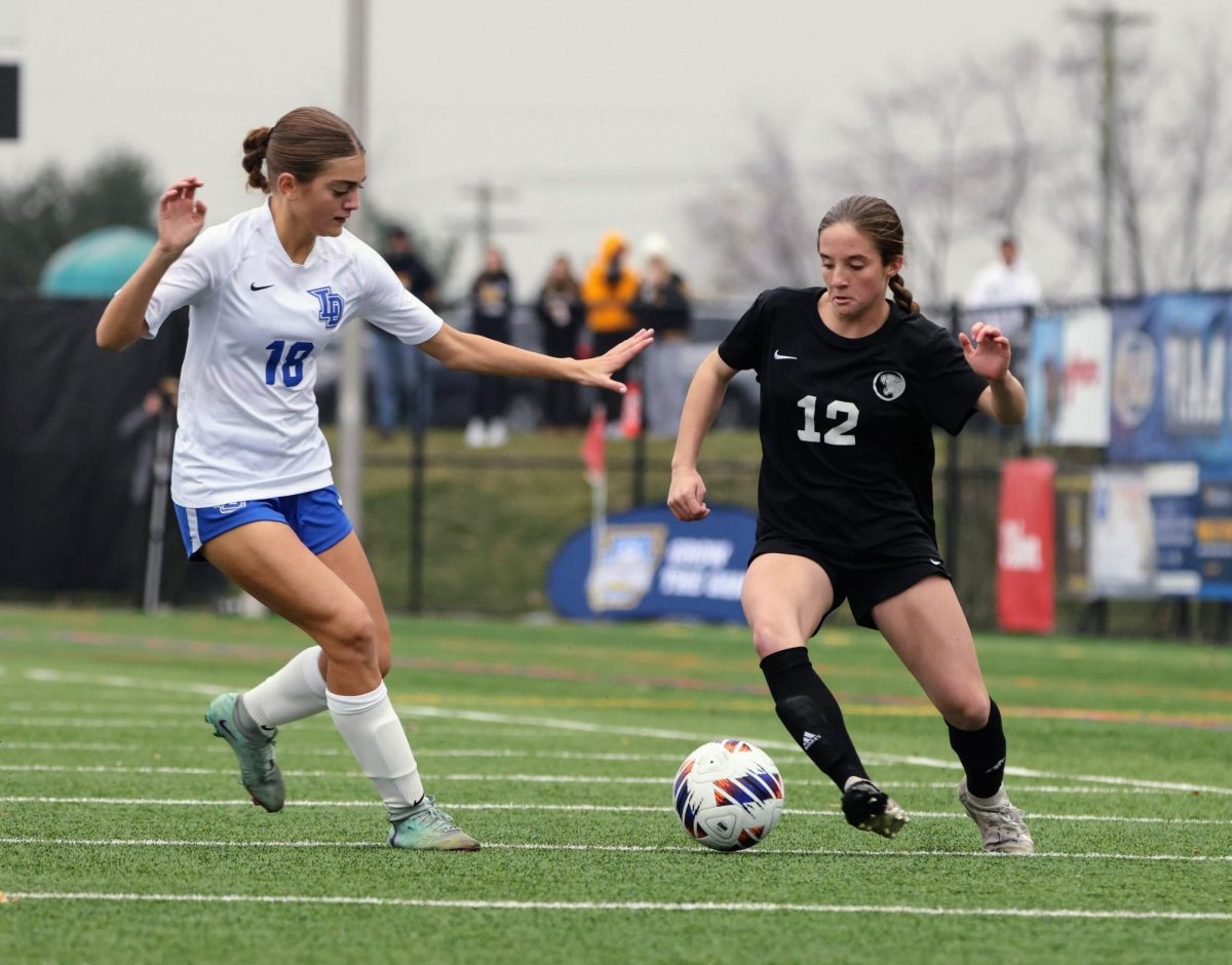 At the Championship Game against Lower Dauphin, Fanning intercepts the ball, helping the Panthers stay in the game.