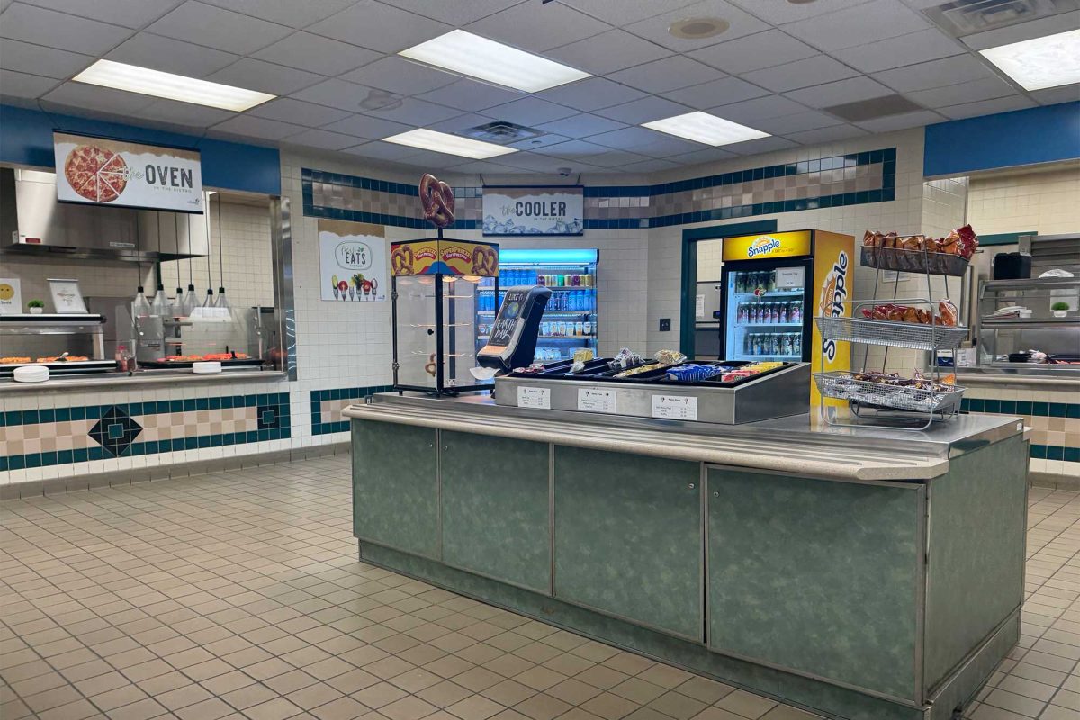 IT'S AMAZING!: Our school cafeteria prepares nutritious meals every day for three different lunch periods.
