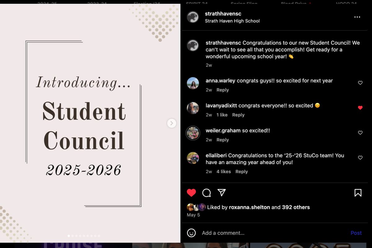 A screenshot of the announcements of next year's student council on Instagram. The announcement was posted on May 5 after an extensive selection process.