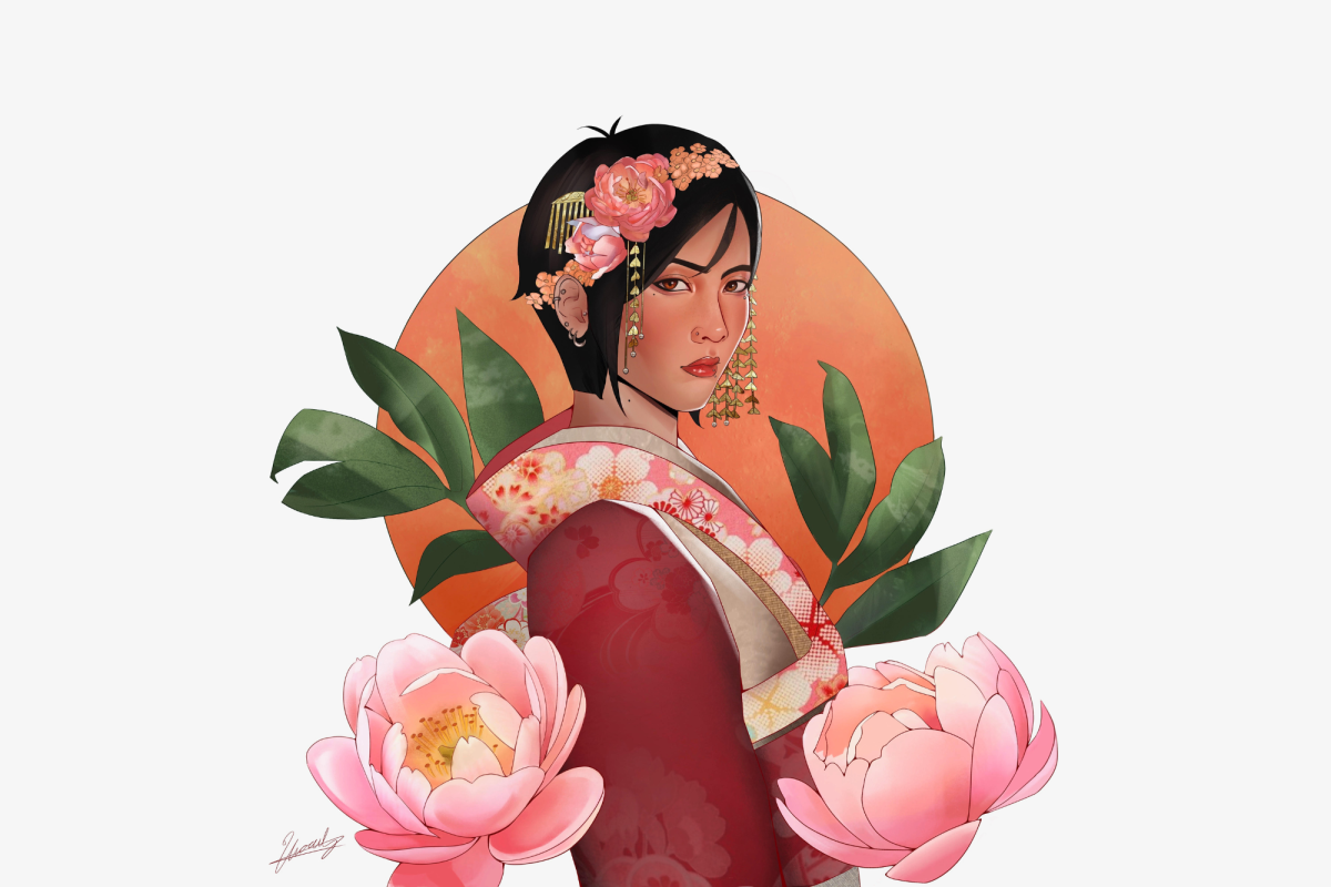 Chanel Courtman loves to do digital artwork, particularly people. Provided by Chanel Courtman.