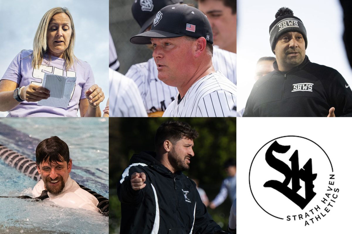 ILLUSTRATION: Five of Haven's coaches share perspective on varsity selections. Photos: Kate Plows, Xander Cifelli '27, Annika Slootmaker '26, Alex Tejada '28, Elizabeth Gebhardt '29 