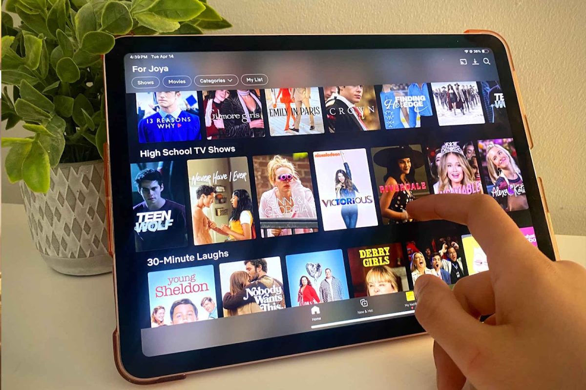 Taking a scroll through Netflix's list of "High School Teen Shows"